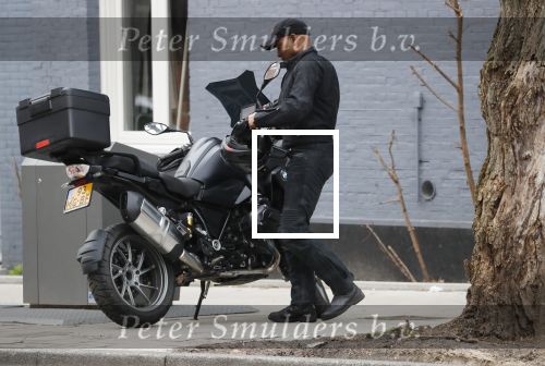 Amsterdam 8 maart 2019
Humberto Tan op zijn BMW motor.