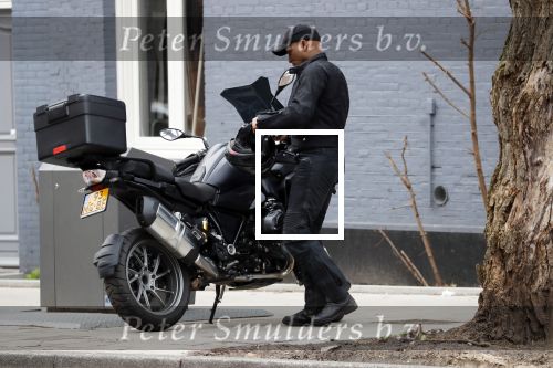 Amsterdam 8 maart 2019
Humberto Tan op zijn BMW motor.