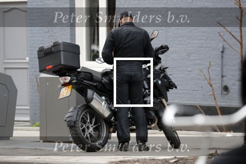 Amsterdam 8 maart 2019
Humberto Tan op zijn BMW motor.