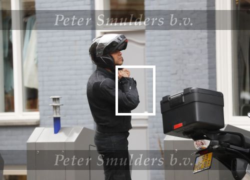 Amsterdam 8 maart 2019
Humberto Tan op zijn BMW motor.