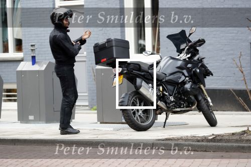 Amsterdam 8 maart 2019
Humberto Tan op zijn BMW motor.