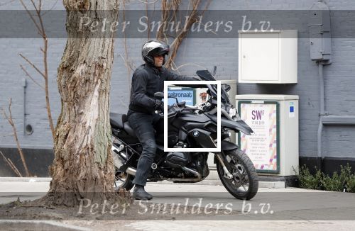 Amsterdam 8 maart 2019
Humberto Tan op zijn BMW motor.