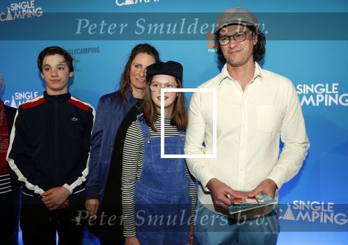 Amsterdam 7 maart 2019
Premiere Single camping in nieuwe delamar theater. man ilse Warringa met hun kinderen