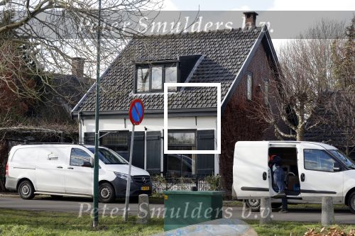 Vreeland 8 februari 2019
Inge Schrama op de bakfiets bij haar nieuwe huis in Vreeland.