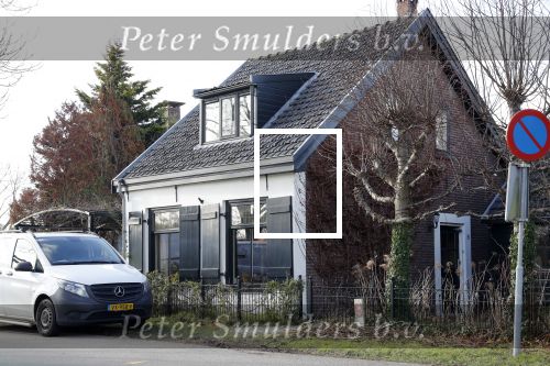 Vreeland 8 februari 2019
Inge Schrama op de bakfiets bij haar nieuwe huis in Vreeland.