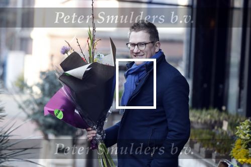 Amsterdam 14 februari 2019
JaÃ¯r Ferwerda haalt bloemen voor zijn vrouw en schoonmoeder bij bloemist Arjan.