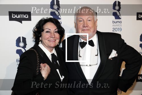 Hilversum 11 maart 2019
Uitreiking BUMA prijzen in studio 21. Jan Smeets met vrouw en familie