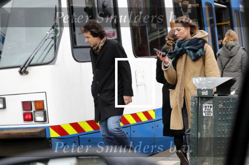 Amsterdam 9 maart 2019
Jesse Klaver met zijn persvoorlichtster Lot Feijen in Amsterdam