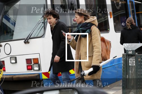 Amsterdam 9 maart 2019
Jesse Klaver met zijn persvoorlichtster Lot Feijen in Amsterdam
