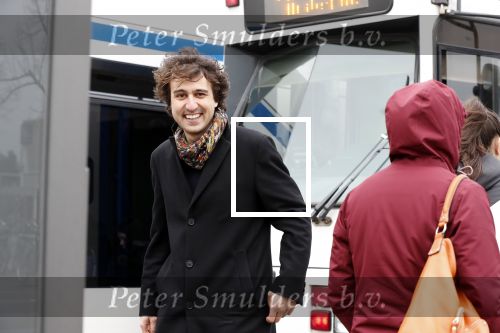 Amsterdam 9 maart 2019
Jesse Klaver met zijn persvoorlichtster Lot Feijen in Amsterdam