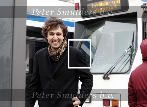 Amsterdam 9 maart 2019
Jesse Klaver met zijn persvoorlichtster Lot Feijen in Amsterdam
