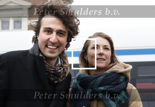 Amsterdam 9 maart 2019
Jesse Klaver met zijn persvoorlichtster Lot Feijen in Amsterdam