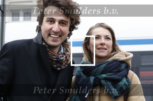 Amsterdam 9 maart 2019
Jesse Klaver met zijn persvoorlichtster Lot Feijen in Amsterdam