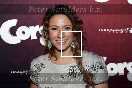 Amsterdam 10 februari 2019
Premiere Corgi in pathe arena.  Jessica Mendels met dochter IIse en dochter Eva Keesje