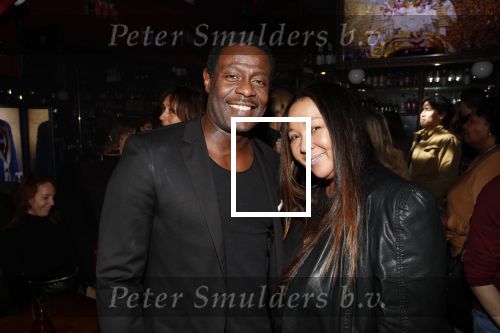 Amsterdam 14 februari 2019
Feestje voor de kluivert dog rescue foundation in het toppers cafe. John Williams met zijn vrouw