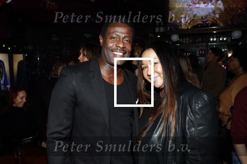 Amsterdam 14 februari 2019
Feestje voor de kluivert dog rescue foundation in het toppers cafe. John Williams met zijn vrouw