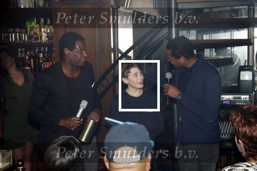 Amsterdam 14 februari 2019
Feestje voor de kluivert dog rescue foundation in het toppers cafe. John Williams Patrick Kluivert en Max Smulders