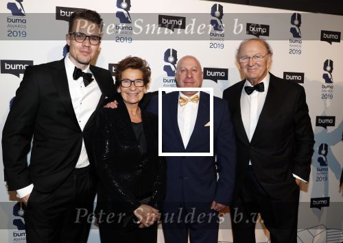 Hilversum 11 maart 2019
Uitreiking BUMA prijzen in studio 21. Joop en Janine v d Ende
