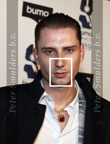 Hilversum 11 maart 2019
Uitreiking BUMA prijzen in studio 21. Jung Felix met partner