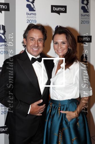 Hilversum 11 maart 2019
Uitreiking BUMA prijzen in studio 21. Marco en Leontine Borsato.