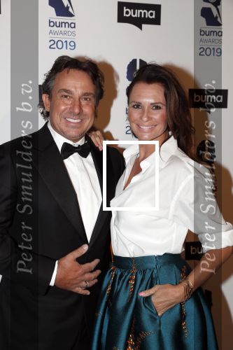 Hilversum 11 maart 2019
Uitreiking BUMA prijzen in studio 21. Marco en Leontine Borsato.