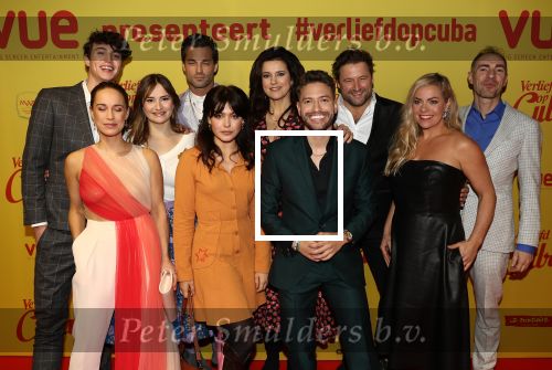 Hilversum, 11 Februari 2019 Premiere Verliefd op Cuba
Maaike Martens Jan Kooijman Johan Neijenhuis Rolf Sanchez Tjebbo Gerritsen Niek Roozen Barbara sloesen en Anouk Maa