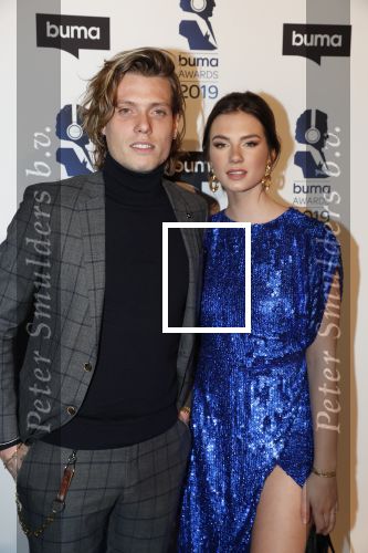 Hilversum 11 maart 2019
Uitreiking BUMA prijzen in studio 21. Maan met haar vriend Dj Tony Perroni