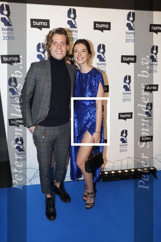 Hilversum 11 maart 2019
Uitreiking BUMA prijzen in studio 21. Maan met haar vriend Dj Tony Perroni