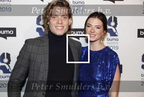 Hilversum 11 maart 2019
Uitreiking BUMA prijzen in studio 21. Maan met haar vriend Dj Tony Perroni