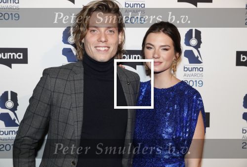 Hilversum 11 maart 2019
Uitreiking BUMA prijzen in studio 21. Maan met haar vriend Dj Tony Perroni