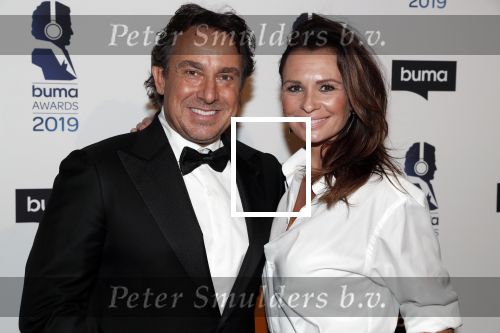 Hilversum 11 maart 2019
Uitreiking BUMA prijzen in studio 21. Marco en Leontine Borsato.