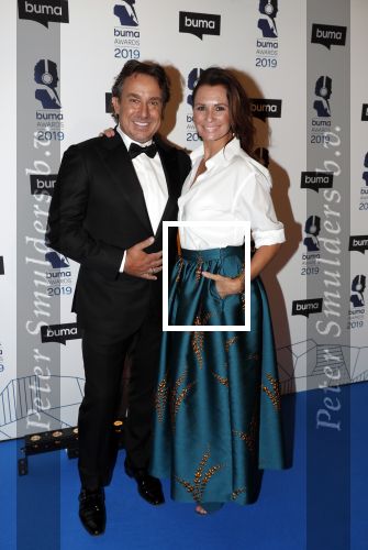 Hilversum 11 maart 2019
Uitreiking BUMA prijzen in studio 21. Marco en Leontine Borsato.