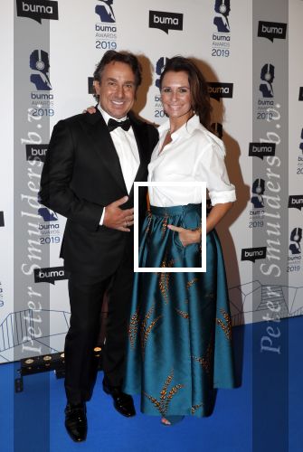 Hilversum 11 maart 2019
Uitreiking BUMA prijzen in studio 21. Marco en Leontine Borsato.