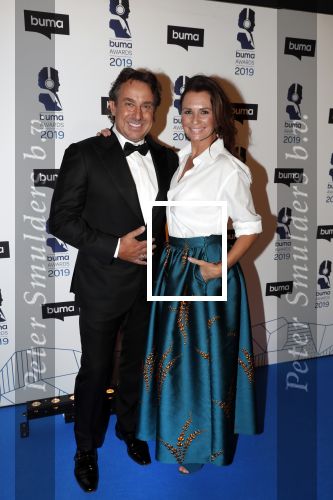 Hilversum 11 maart 2019
Uitreiking BUMA prijzen in studio 21. Marco en Leontine Borsato.