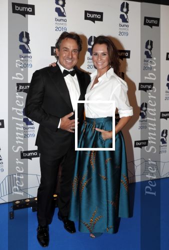Hilversum 11 maart 2019
Uitreiking BUMA prijzen in studio 21. Marco en Leontine Borsato.