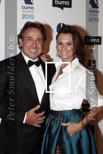 Hilversum 11 maart 2019
Uitreiking BUMA prijzen in studio 21. Marco en Leontine Borsato.