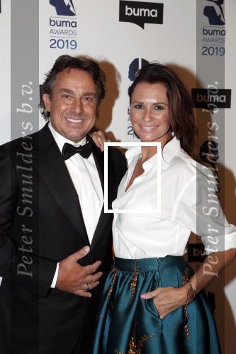 Hilversum 11 maart 2019
Uitreiking BUMA prijzen in studio 21. Marco en Leontine Borsato.