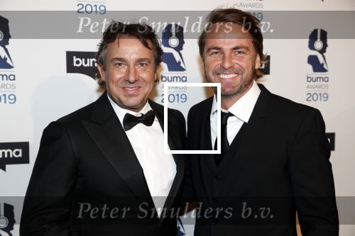 Hilversum 11 maart 2019
Uitreiking BUMA prijzen in studio 21. John Ewbank met Marco Borsato