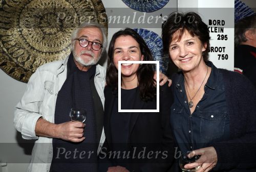 Amsterdam 9 maart 2019
Opening expositie Bert Kuizenga. Martine v Os met man en dochter
