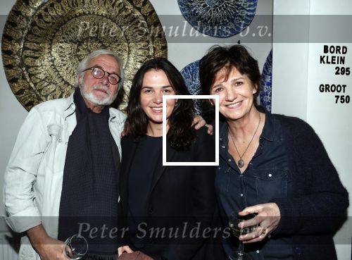 Amsterdam 9 maart 2019
Opening expositie Bert Kuizenga. Martine v Os met man en dochter