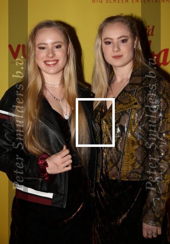 Hilversum, 11 Februari 2019 Premiere Verliefd op Cuba
Mylene Waalewijn en Rosanne Waalewijn