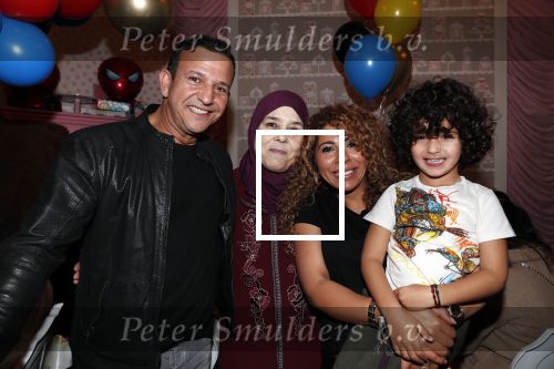 Amsterdam 2 maart 2019
Najib Amhali en zijn vrouw Miama vieren de 4e verjaardag van hun zoon Novell . Ook zoon Noah is aanwezig in Candy Castle. Najib met zijn moeder.