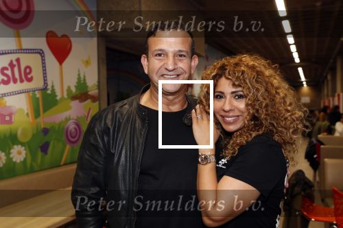 Amsterdam 2 maart 2019
Najib Amhali en zijn vrouw Miama vieren de 4e verjaardag van hun zoon Novell . Ook zoon Noah is aanwezig in Candy Castle