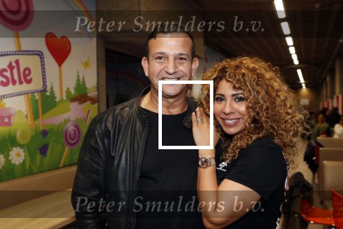 Amsterdam 2 maart 2019
Najib Amhali en zijn vrouw Miama vieren de 4e verjaardag van hun zoon Novell . Ook zoon Noah is aanwezig in Candy Castle