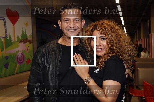 Amsterdam 2 maart 2019
Najib Amhali en zijn vrouw Miama vieren de 4e verjaardag van hun zoon Novell . Ook zoon Noah is aanwezig in Candy Castle