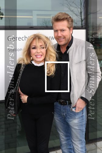 Breda, 21 Februari 2019
Patricia Paay met partner bij rechtbank Breda