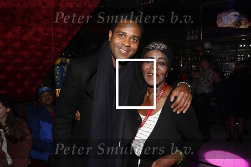 Amsterdam 14 februari 2019
Feestje voor de kluivert dog rescue foundation in het toppers cafe. Patrick Kluivert met zijn moeder