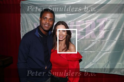 Amsterdam 14 februari 2019
Feestje voor de kluivert dog rescue foundation in het toppers cafe. Patrick en Rossana Kluivert