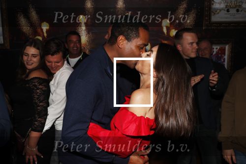 Amsterdam 14 februari 2019
Feestje voor de kluivert dog rescue foundation in het toppers cafe. Patrick en Rossana Kluivert