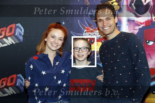Utrecht 3 februari 2019
Premiere Lego film in de bioscoop bij de jaarbeurs. Pip Pellens kwam met haar vriend  Pim Wessels